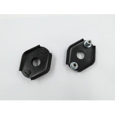 Lower wishbone shock mount plates (pair)